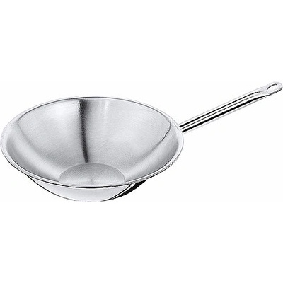 CONTACTO Panvica Wok z nehrdzavejúcej ocele s plochým dnom, 360 mm MultiPly