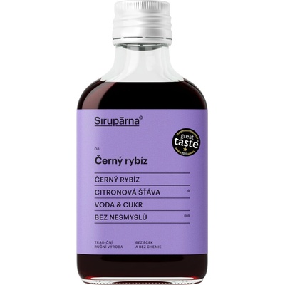 Sirupárna Domácí Černý Rybíz Sirup 100 ml