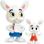 Bamse Фигурки Семейството на Зайчето Хоп: Нина Канин и Мини-Хоп