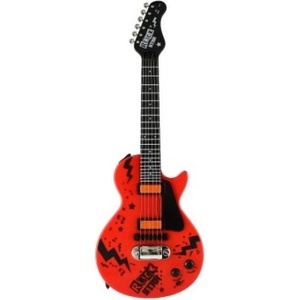 Teddies Електрическа китара rock star пластмаса 58см на батерии със звук и светлина (00850971)