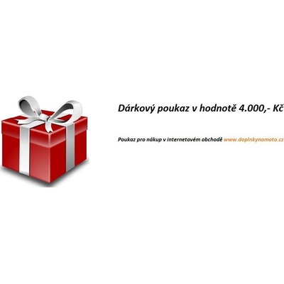 Dárkový poukaz v hodnotě 4.000,- Kč