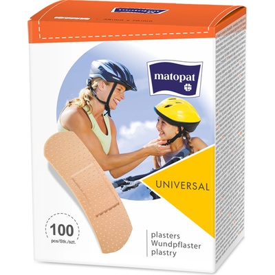 Matopat Universal náplast s polštářkem 2,5 x 7,6 cm, 100 ks