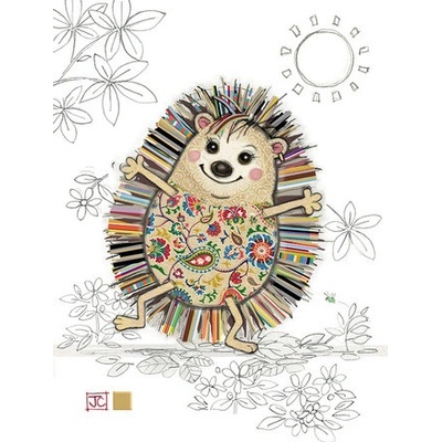 Luxusní přání G039 BUG ART - HATTIE HEDGEHOG