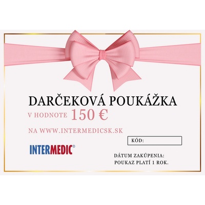 Darčeková poukážka v hodnote 150 € – luxusný darček pre vašich blízkych