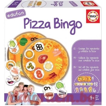 Image 1 of Educa Забавна игра EDUCA Pizza Bingo 18127 (EDU18127)