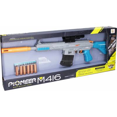 WIKY Puška Pioneer M416 s pěnovými náboji a patronami 71 cm