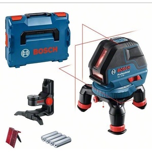 Bosch Лазер Bosch Cross line + универсален държач (нов) + L-Boxx 136 BOSCH GLL 3-50 Pro. + БМ 10601063802 (0601063802)