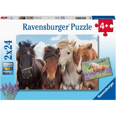 Ravensburger 051489 Fotky koní 2x24 dielov