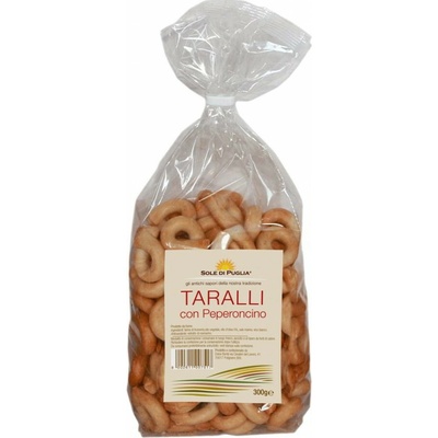 Dolce Bontà talianske chrumkavé taralli s pikantnou príchuťou chilli 300 g