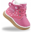 Dětské zimní boty zateplené dětské kotníkové boty kojenecké capáčky na suchý zip