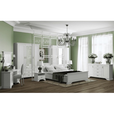 Нощно шкафче алпийско бяло kentak kom1s