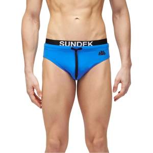 Sundek Бански гащета Sundek Logo swimming brief - Blue (Ocean 01)