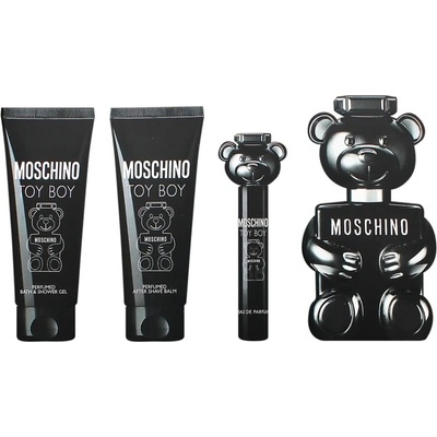 Moschino Toy EDP 100 ml + sprchový gel 100 ml + balzám po holení 100 ml + EDP 10 ml dárková sada