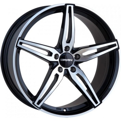 CARMANI 15 7x17 5x112 ET49 black polished