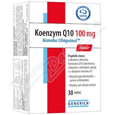 Generica Koenzym Q10 100 mg 30 kapsúl