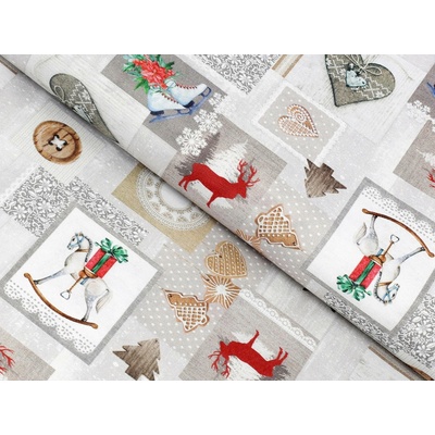 Dreamy Linens Obrusy Vianočné motívy 140 cm