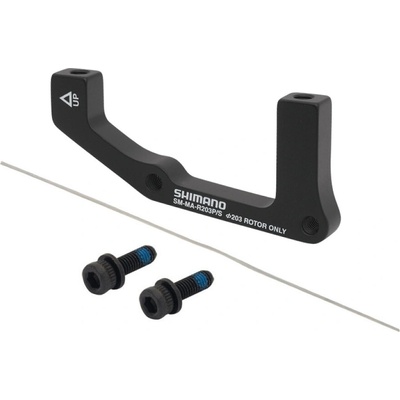 Shimano adaptér zadní SHIMANO POST/ STAND 203mm, černý 40226B