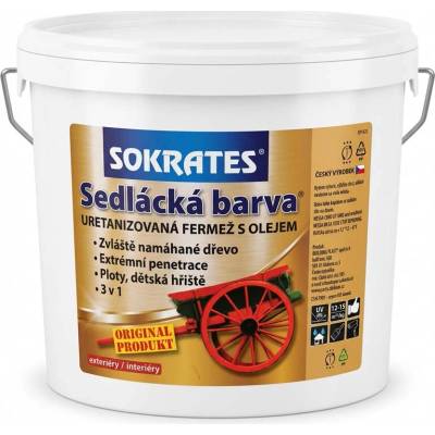 SOKRATES Sedlácká barva 0830 červená cihlová 5kg