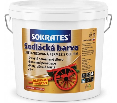 Sokrates Sedlácká barva 5 l Bílá
