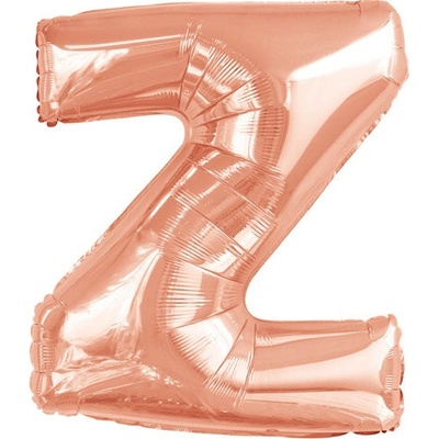 Amscan Foliové písmeno Z rose gold 100 cm