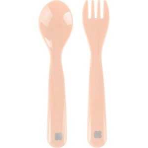 Kikkaboo Комплект прибори за хранене Kikkaboo - Glossy, Pink (31302040103)