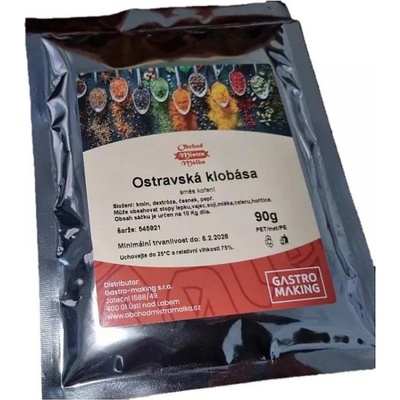 Mistr Málek Ostravská klobása 90 g