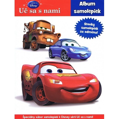 Uč sa s nami Autá Album samolepiek