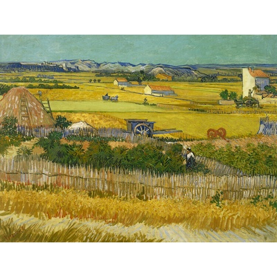 Plagát, Obraz - The Harvest (1888), Vincent van Gogh, 40 × 30 cm