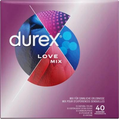 Durex LOVE MIX 5 různých 40 ks