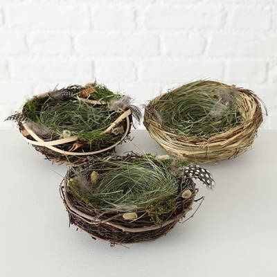 Dekorační košík Nuria Boltze, průměr 15 cm, 5 cm