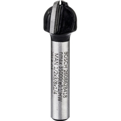 Bosch Accessories 2608628418 dlabacie fréza tvrdokov polkruhový oblúk Dĺžka 40 mm Vonkajší Ø 12.7 mm Pracovná dĺžka 9.20