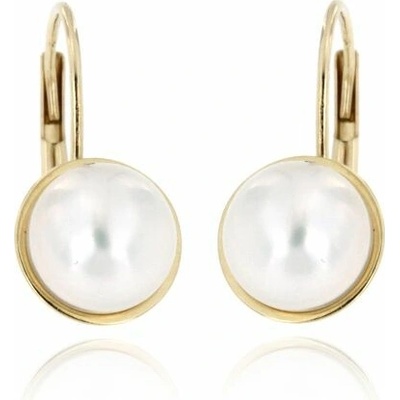 Zlatnictví U Kostela Zlaté náušnice s perlou 485ž