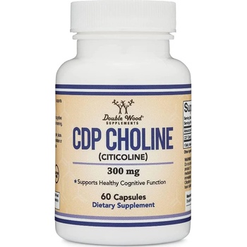 Double Wood Supplements CDP Choline, 300 mg, 60 капсули, Double Wood