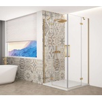 SAPHO Trinity - Душ кабина 120x110 см, прозрачно стъкло/златисто GT2211-12C-G (GT2211-12C-G)