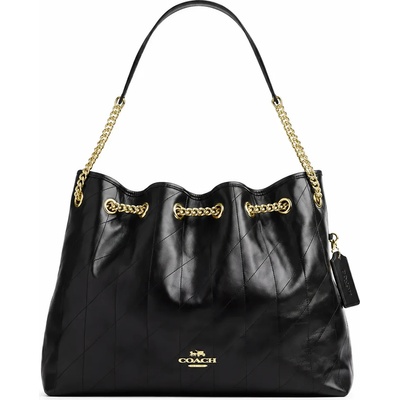 Coach Дамска чанта Coach Evelyn With Quilting, Черна (CCZ85-BLACK)