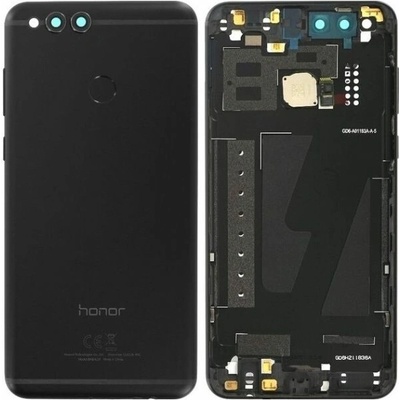 Huawei Honor 7X - Bateriový Kryt + Senzor Otisku (Black) - 02351SDK, 02351SBM Genuine Service Pack, Black