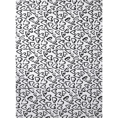 LIVARNO Hebká deka srdce/bílá 150x200 – Zboží Dáma