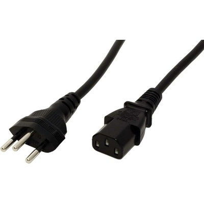 Value Kabel síťový Švýcarsko, SEV1011 (typ J) - IEC320 C13, 1,8m, bílý - 19.99.1223