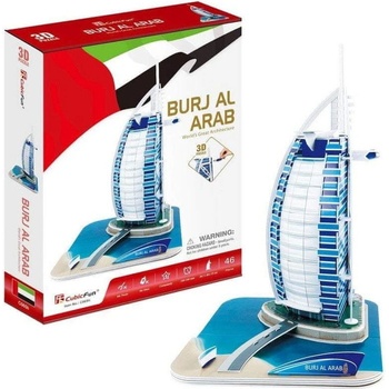 CubicFun 3D Puzzle Burjal-Arab 46 ks