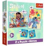 Trefl Puzzle + Memos 2in1 Lilo and Stitch, Happy Day Trefl 93585