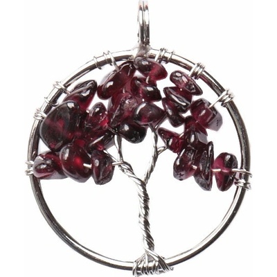 Nefertitis Granát přívěsek Strom života NF15983