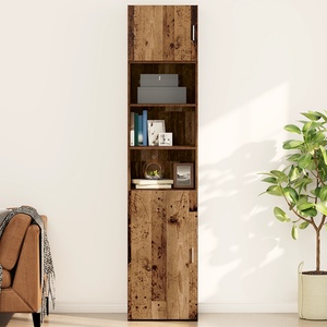 vidaXL Стенен шкаф Старо дърво 50 x 42.5 x 40 см Инженерна дървесина (879650)