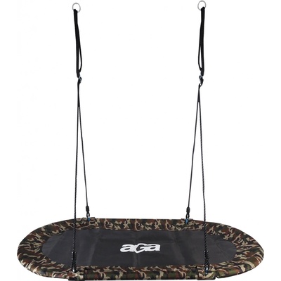Aga Závěsný houpací ovál 150 x 79 cm Maskáčový