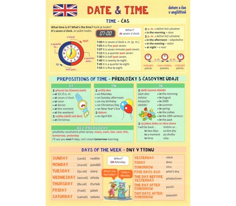 Pomůcka pro školáky - Date & Time