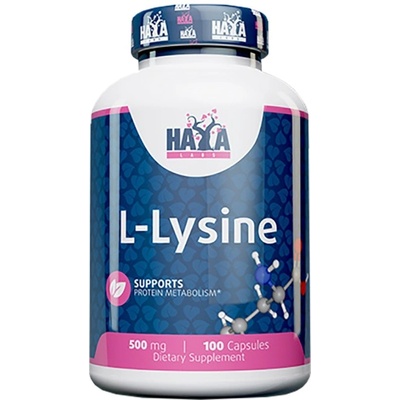Haya Labs L-Lysine 500 mg [100 капсули]