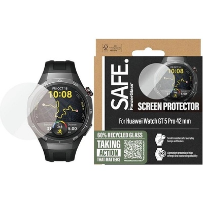 SAFE Стъклен протектор SAFE - Huawei Watch GT5 Pro, 42mm, прозрачен (5715685019234)