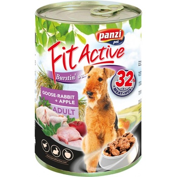 Panzi Fit Active Goose & Rabbit 6 x 415 g