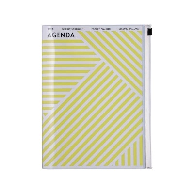 MARK'S Taschen A5 vertikal Geometric Pattern/YELLOW 2022/ 2023
