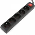 Platinet extension cord power strip 5, 0m 16a 5 socket type e french black [41107]