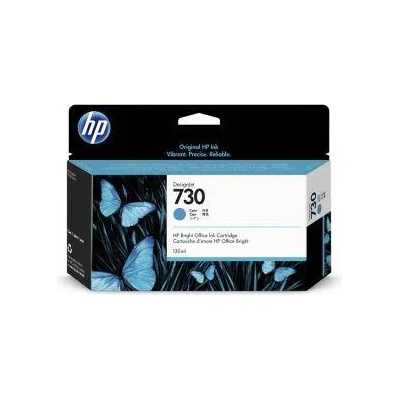 HP Мастило за плотер HP 730 - CYAN, 130 ml, P2V62A